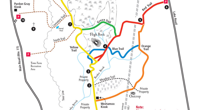 Weetamoo Woods Trail Map Weetamoo Woods Tiverton Ri Discover Newport