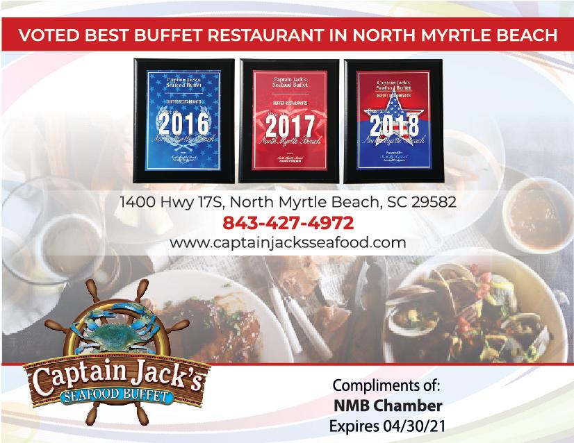 Captain Jack's Seafood Buffet North Myrtle Beach, SC 29582