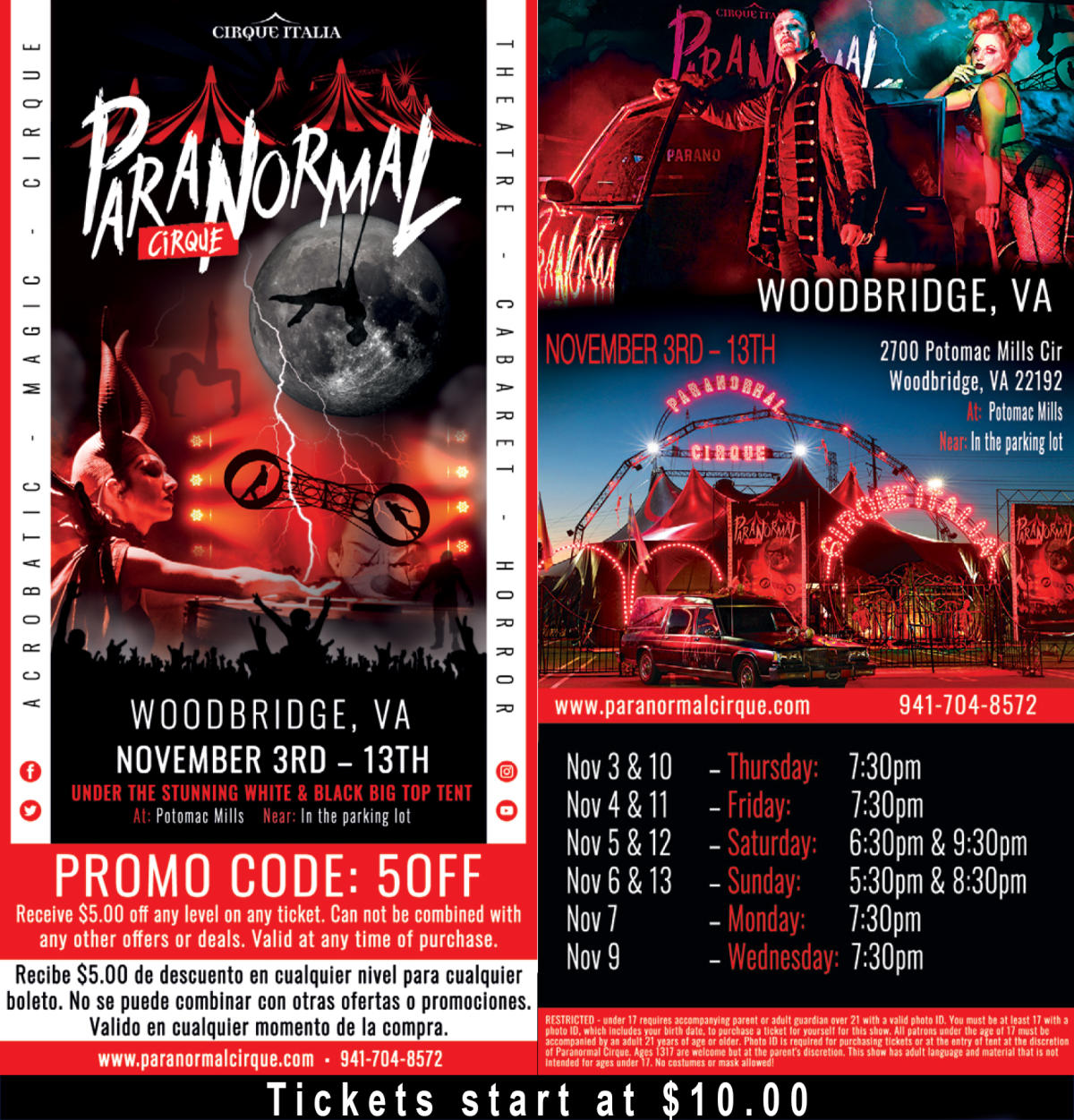 Paranormal Cirque in Woodbridge VA