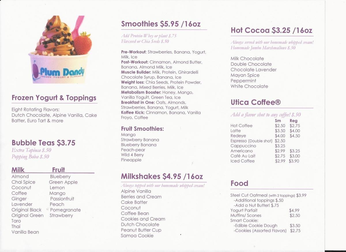 Plum Dandy Frozen Yogurt