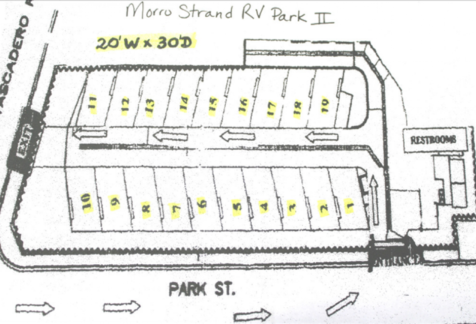 Morro Strand Rv Park Map Morro Strand Rv Park