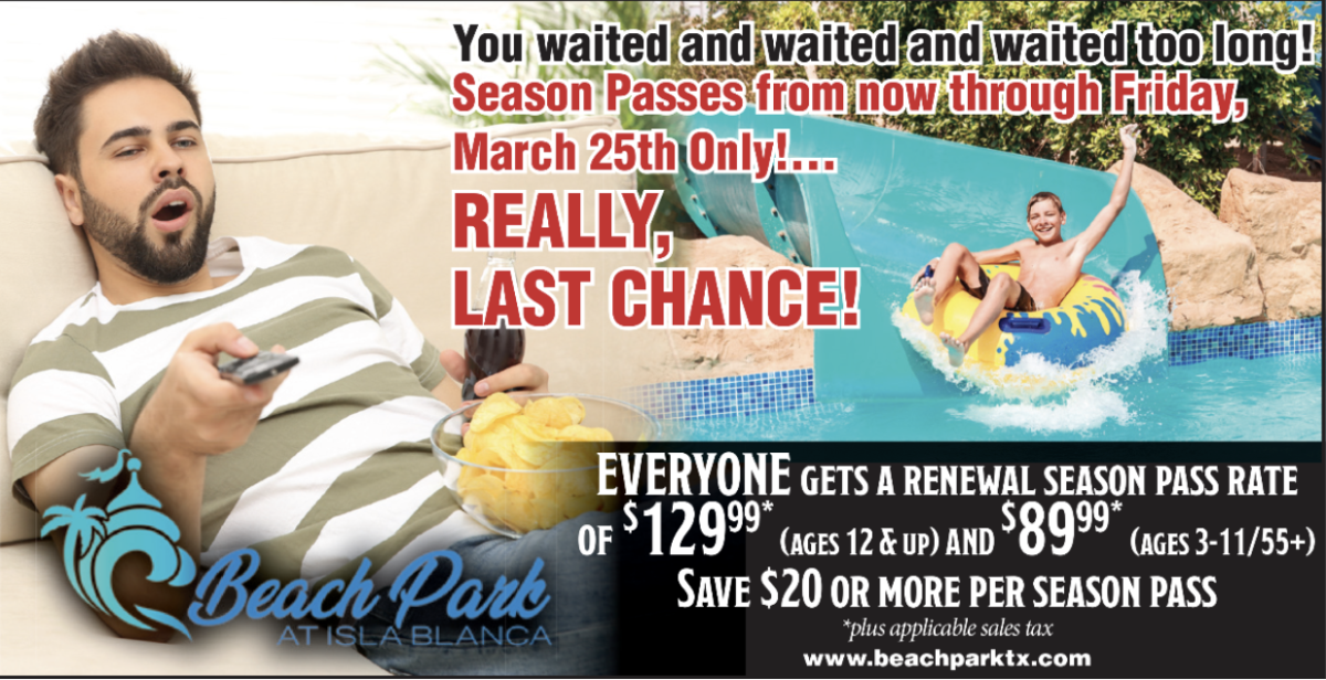 Beach Park at Isla Blanca
