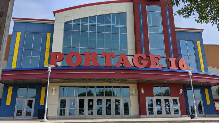 portage movie theater times