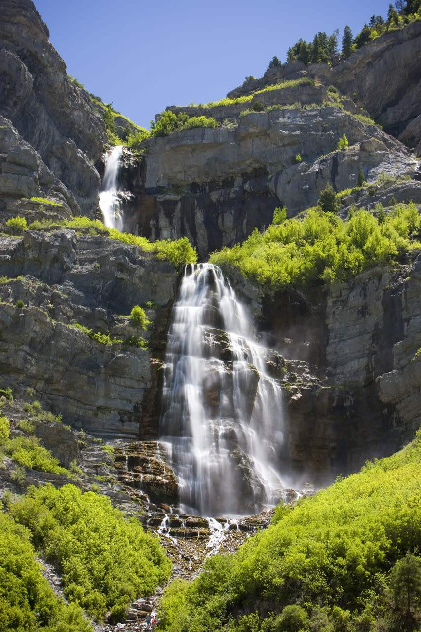 Bridal Veil Falls In Utah