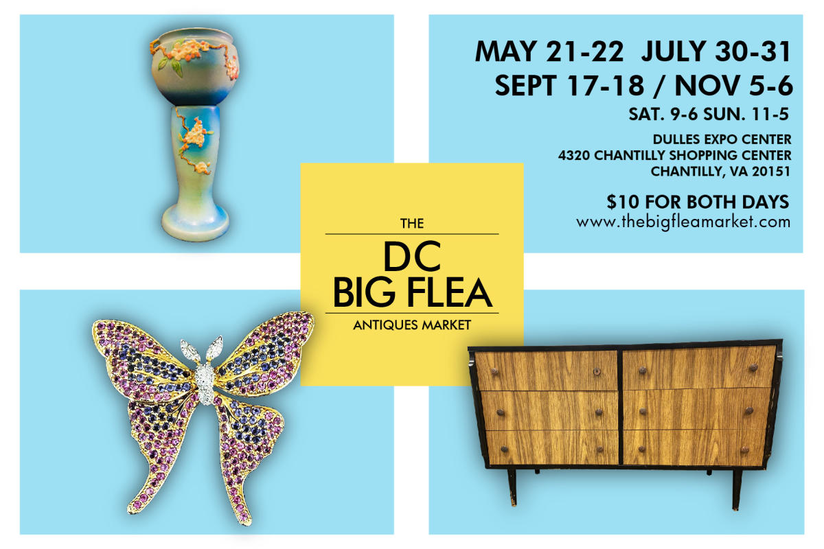 DC Big Flea Antiques Market March 4-5th 2023