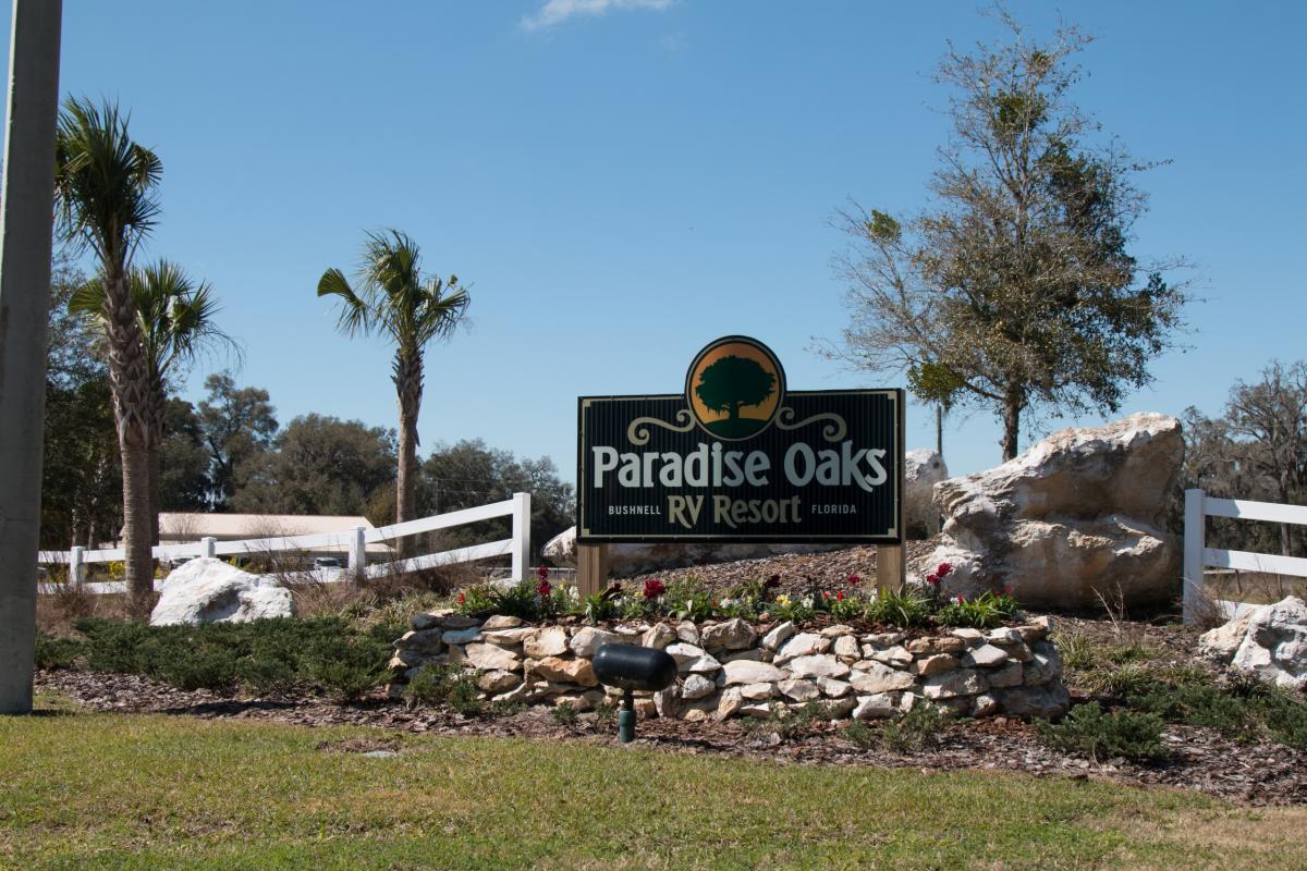 Paradise Oaks RV Resort in Bushnell VISIT FLORIDA