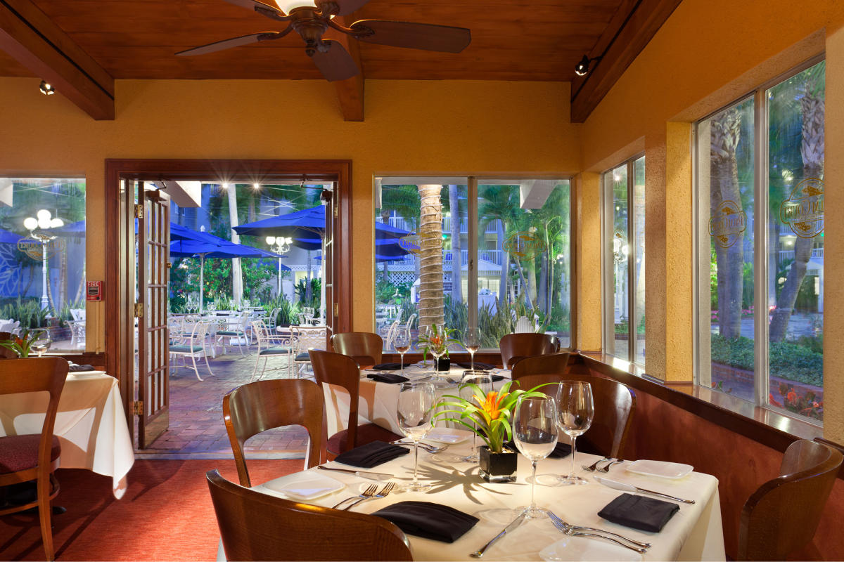 Palm Court Italian Grill at TradeWinds Island Grand in St Pete Beach