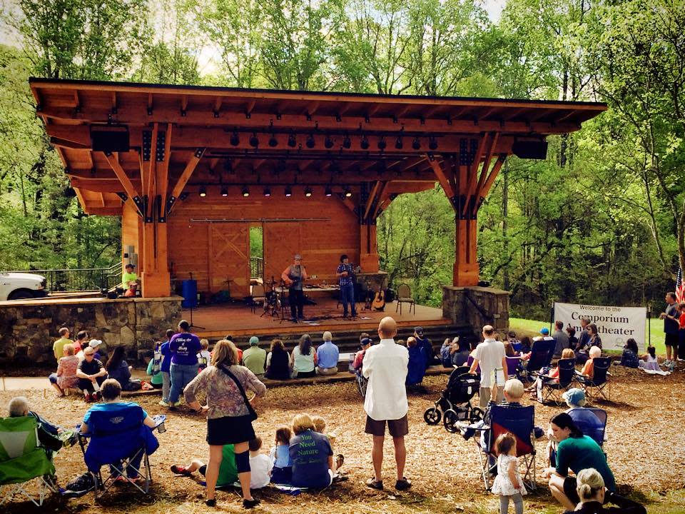 Anne Springs Close Greenway Comporium Amphitheater
