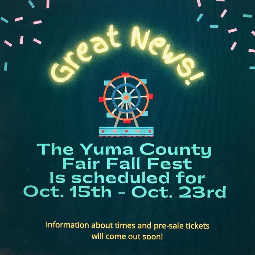 Yuma County Fair 2022 Times