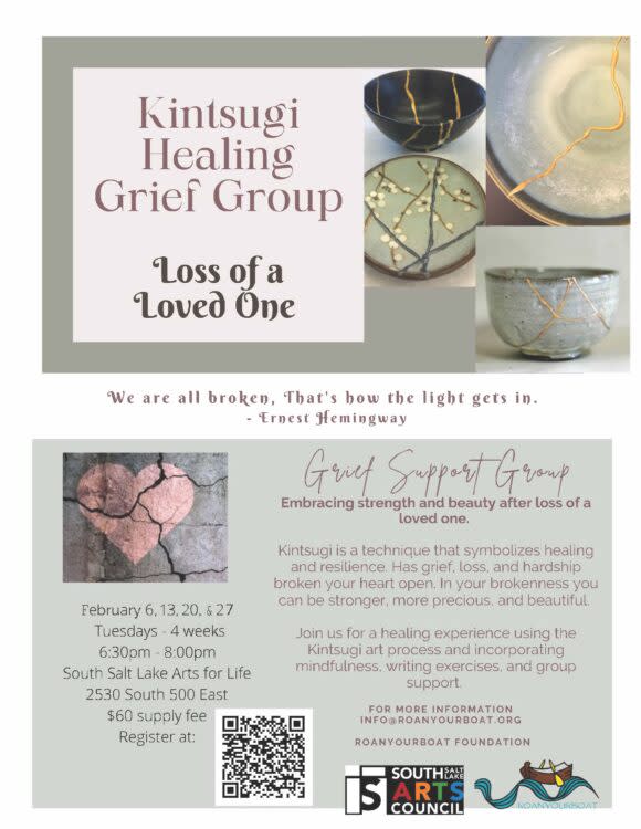 Kintsugi: Broken pottery becomes more beautiful, precious
