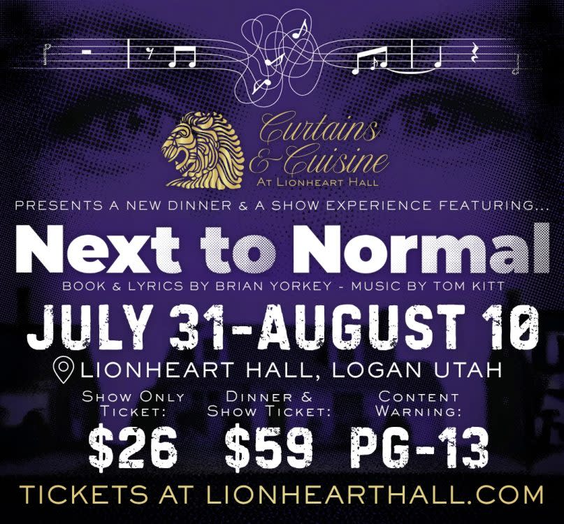 Next to Normal The Musical — Dinner & A Show