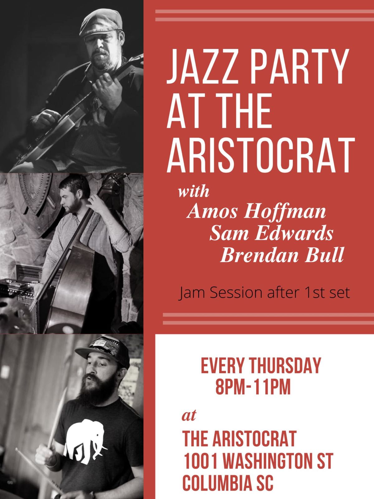 Jazz Party at The Aristocrat | Columbia, SC