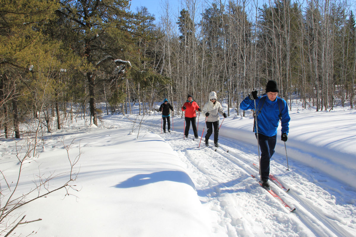 free cross country ski trails near me