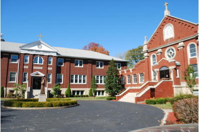 Exterior of Retreat Center, Friary, Chapel