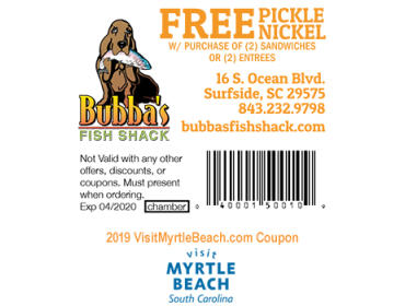 Myrtle Beach Sc Dining Coupons To Print