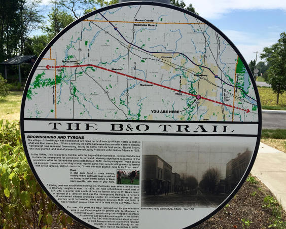 B&O Trail - Trailhead