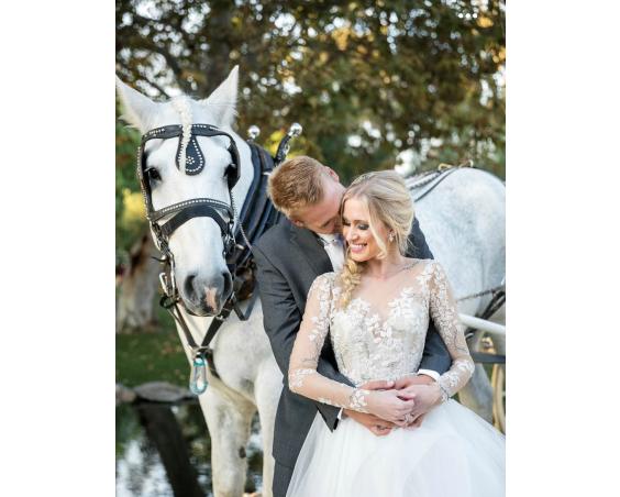Mane Event Carriages bride
