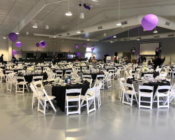 Binford Pavilion at Lucas Oil Indianapolis Raceway Park - Reception Decor