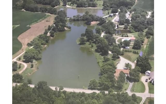 Big Fish & Campground Aerial View