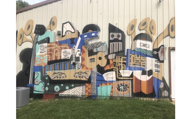 Jazz Action Heroes Mural