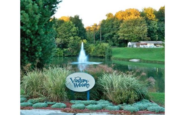 Vinton Woods Clubhouse Fountain