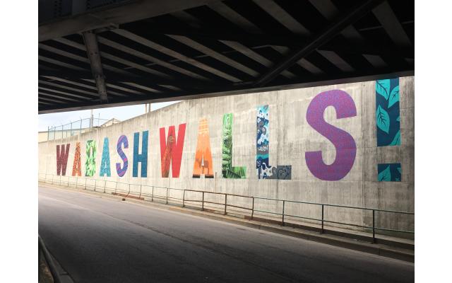 Wabash Walls Name on Wall