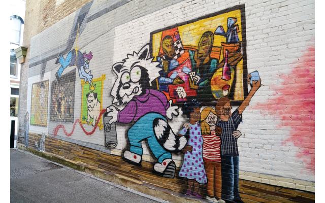 Art Gallery Alley and Alleypalooza Murals