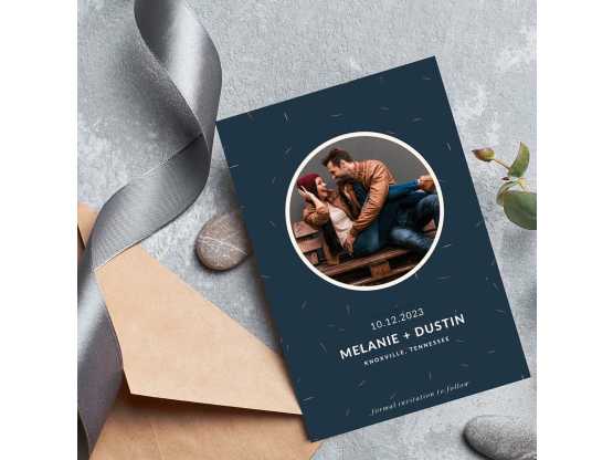 Digital Xpress wedding Save the Date card