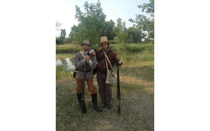 Along the Laramie River, Fort Laramie NHS, August 2012