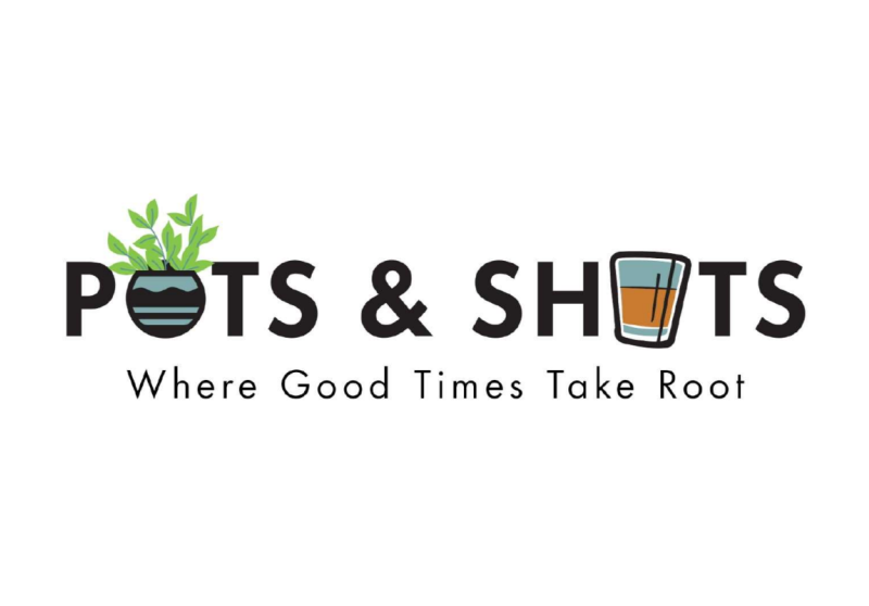 Pots & Shots logo