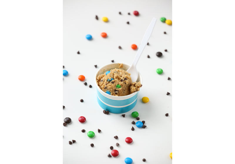 Scoop of edible cookie dough