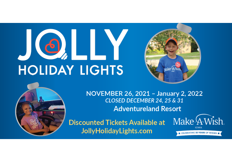 Jolly Holiday Lights Graphic