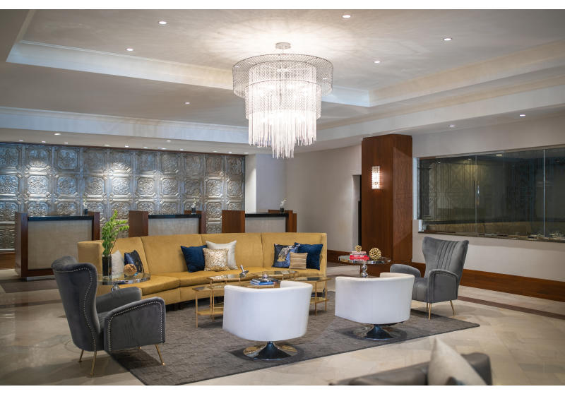 Hotel lobby