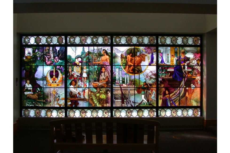 Stained Glass Window at the Library