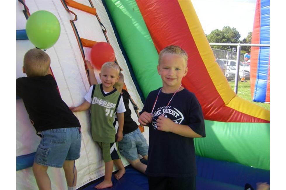 Kids playing at the Fitness Center
