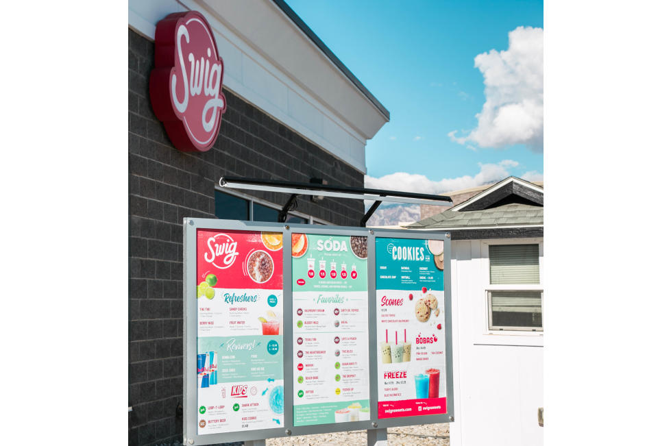 Drive thru/menu