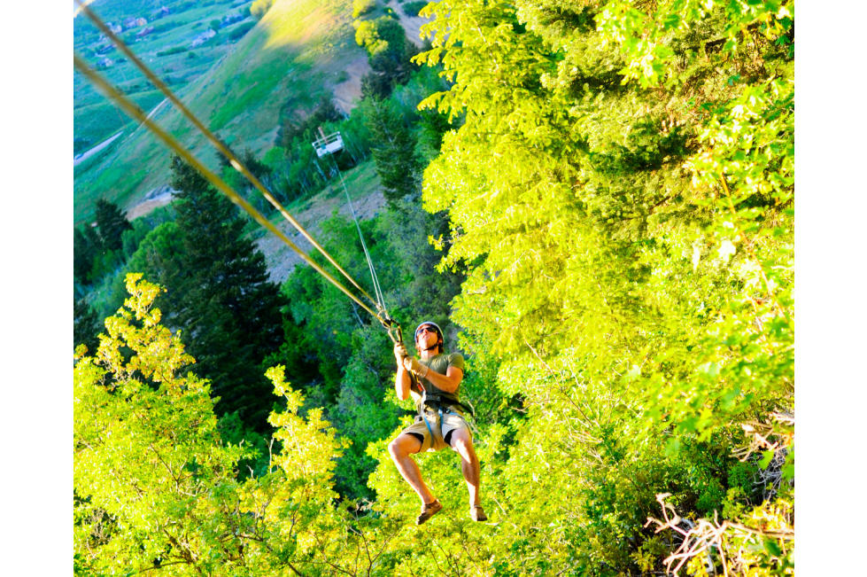 Ziplining