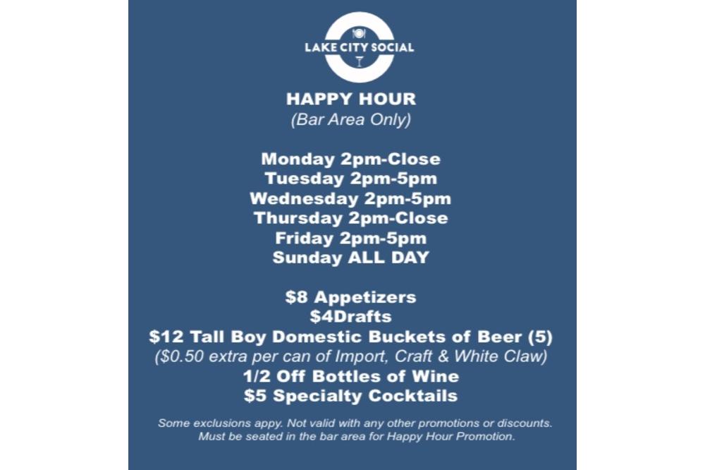 2021 Fall & Winter Happy Hour