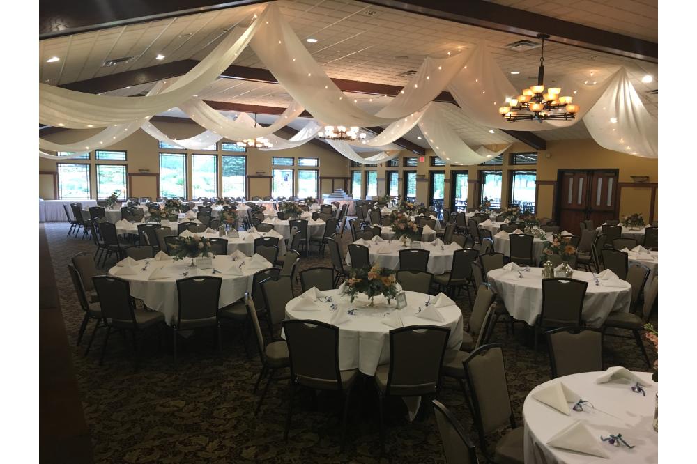 The Evergreen Room ready to serve your guests