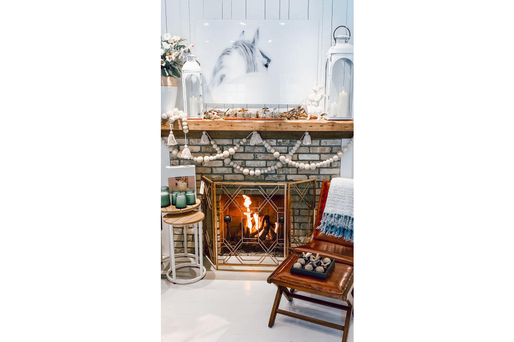Admire Our Beautiful Fire Place!