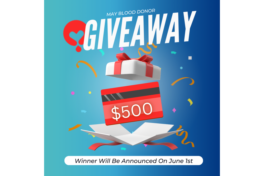May Donor Giveaway