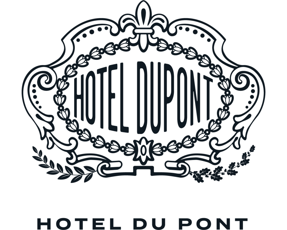 HOTEL DU PONT Heritage Logo - BLK