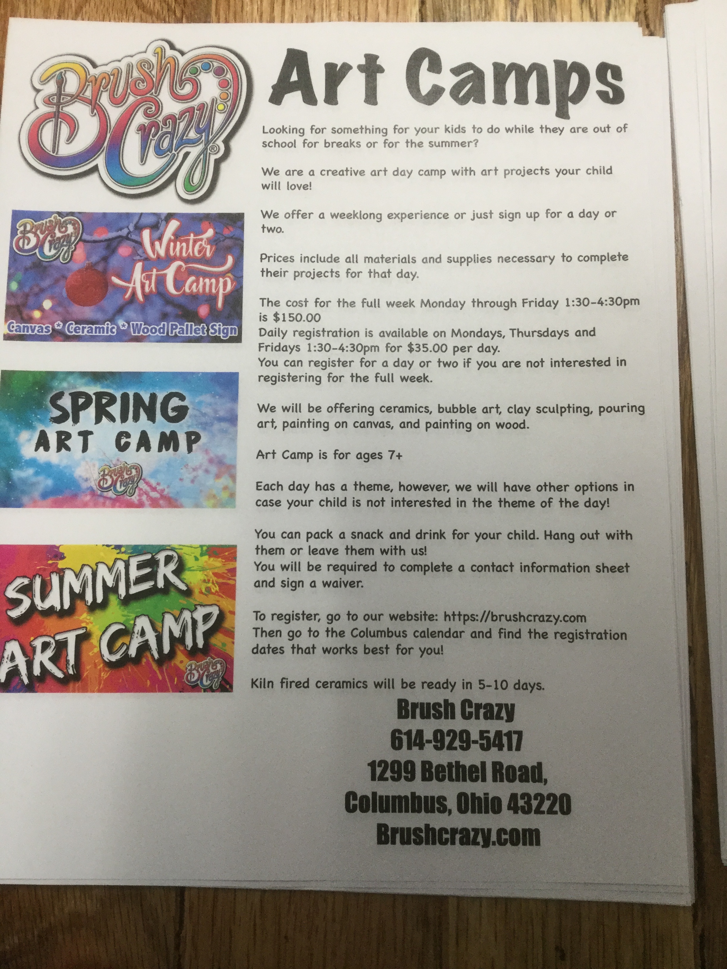 Art Camp 6 18 20 8 14 20 Columbus 43220
