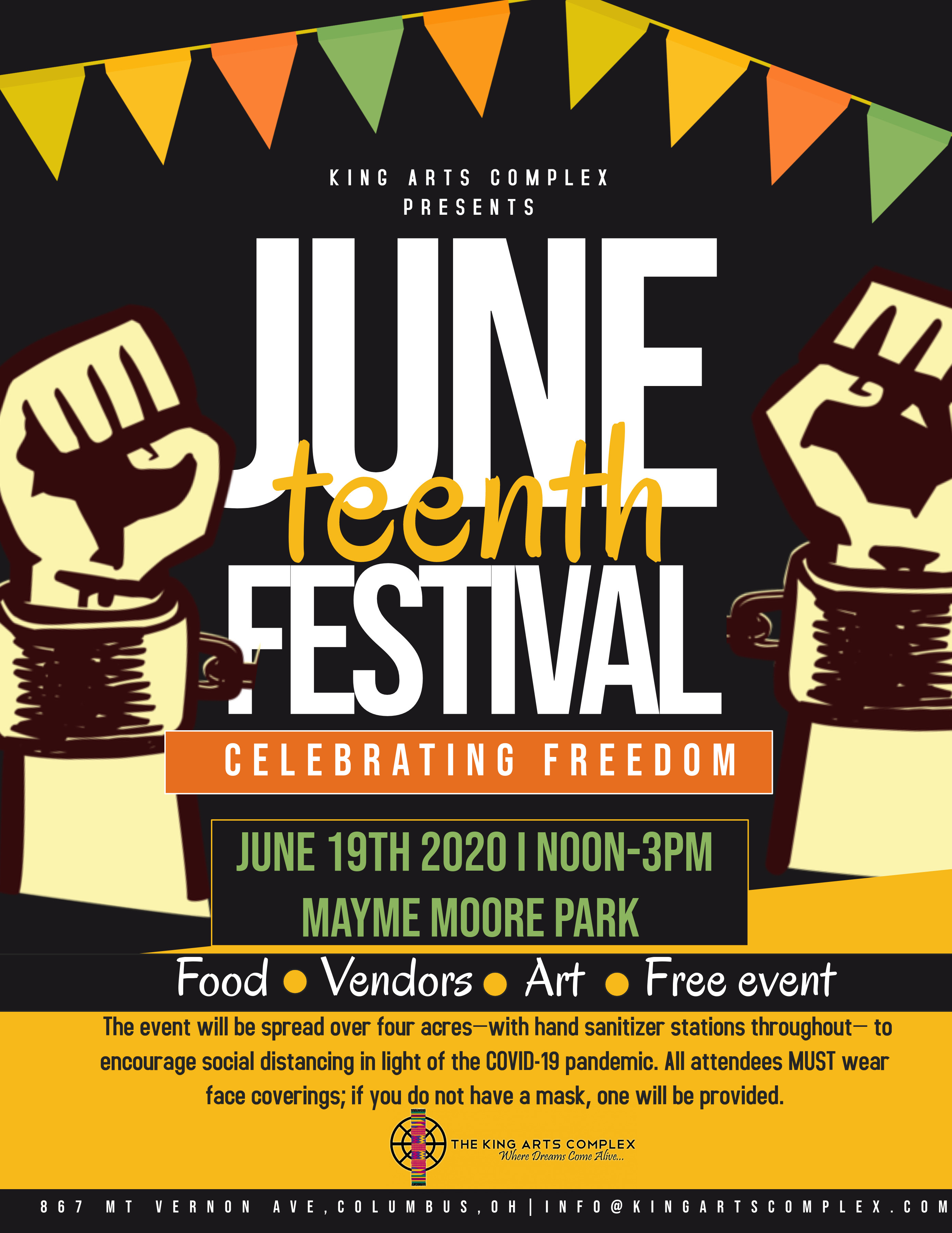 Juneteenth Festival Celebrating Freedom 6 19 20 Columbus 43203