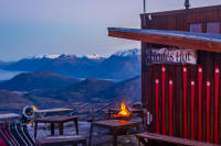 Heidi's Hut dinner outside view