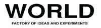 WORLD factory of ideas logo black on white