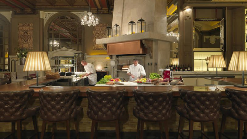 Oak Long Bar Kitchen Fairmont Copley Plaza Hotel