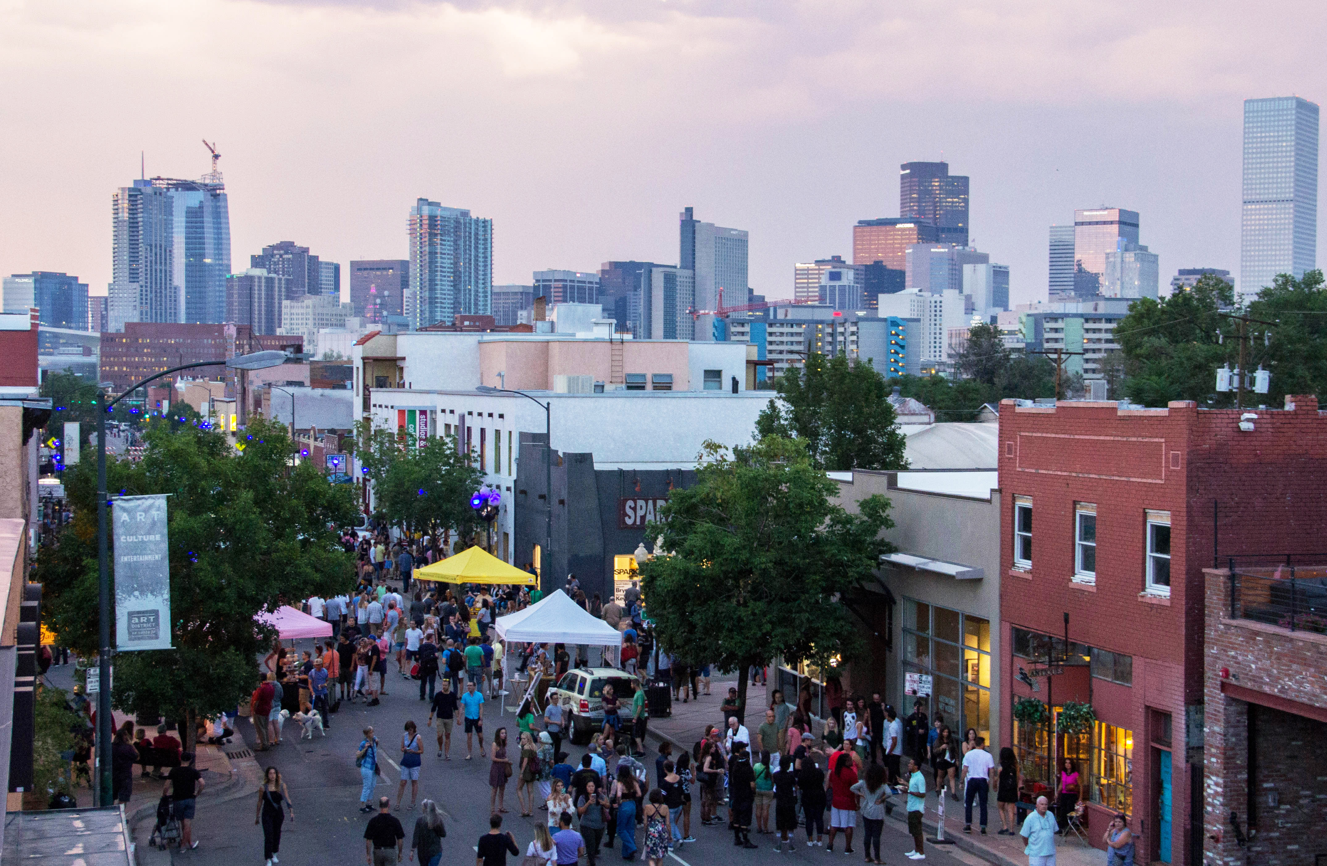 Denver S Art District On Santa Fe