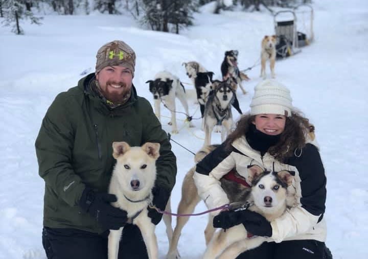 Black Spruce Dog Sledding