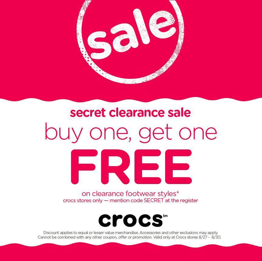 croc store coupon